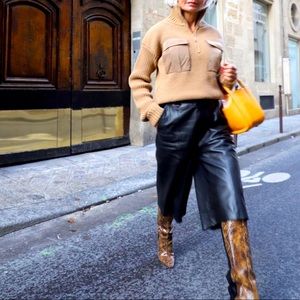 Short Femme En Daim (suede) Marque Gestuz - Taille 38, Couleur Marron, Neuf Avec étiquettes